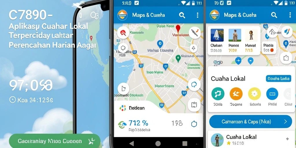 Antarmuka pengguna C7890 yang informatif dan menarik.