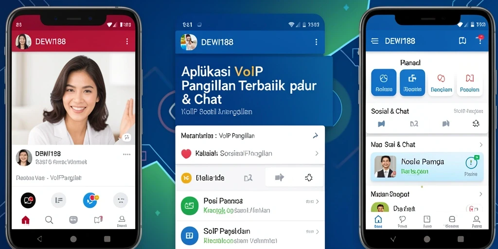 Antarmuka pengguna <strong>DEWI188</strong> yang intuitif untuk VoIP Panggilan.