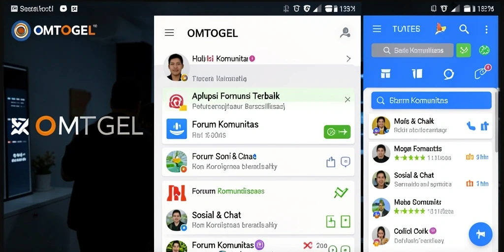 Tampilan antarmuka aplikasi OMTOGEL yang ramah pengguna.