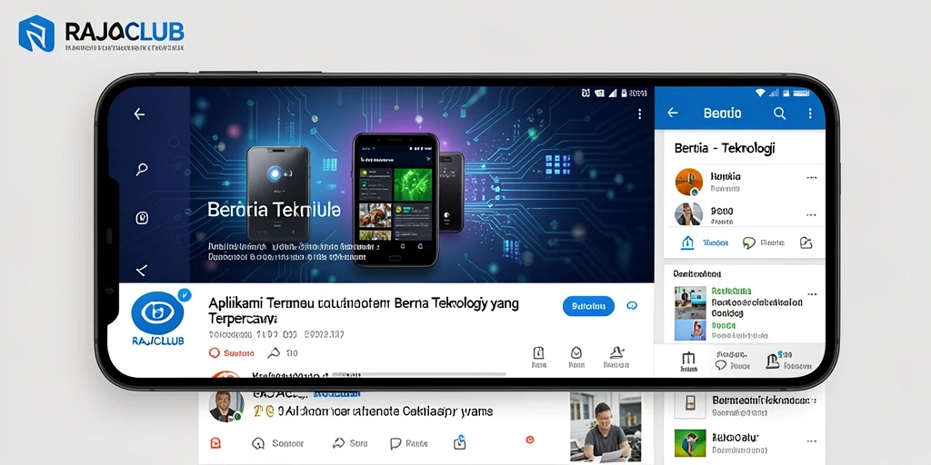 Antarmuka aplikasi RAJACLUB yang modern dan informatif.