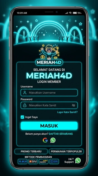 Masuk ke Akun Meriah4D dengan Mudah